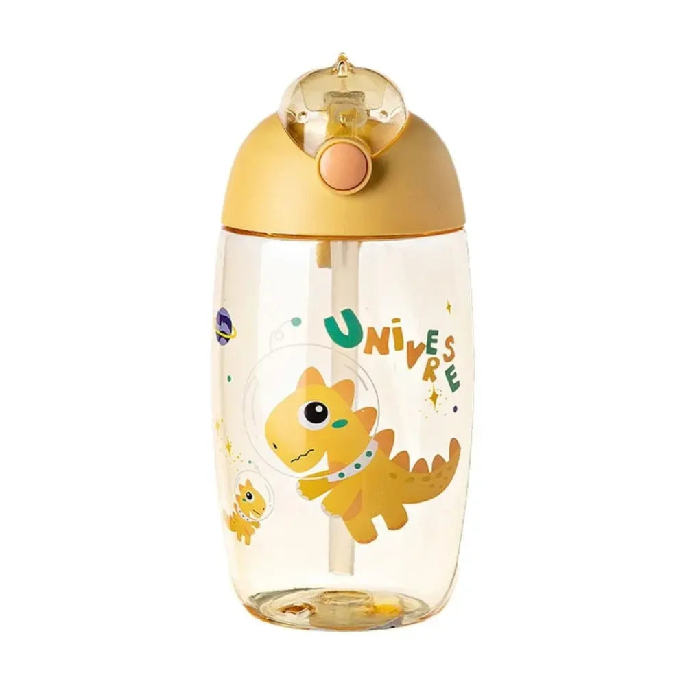 Kids Water Bottle with Straw – Portable School Cup 600ml Inviteck