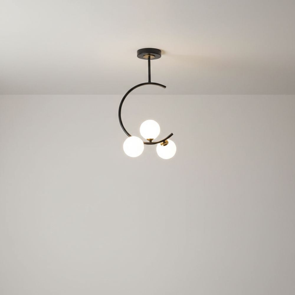 Nordic Glass Ball Pendant Light – Modern Luxury Hanging Lamp