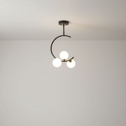 Nordic Glass Ball Pendant Light – Modern Luxury Hanging Lamp