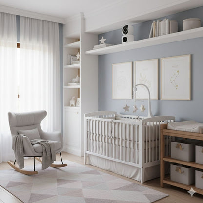 Smart Camera Home Security  – Dual Lens Baby Monitor