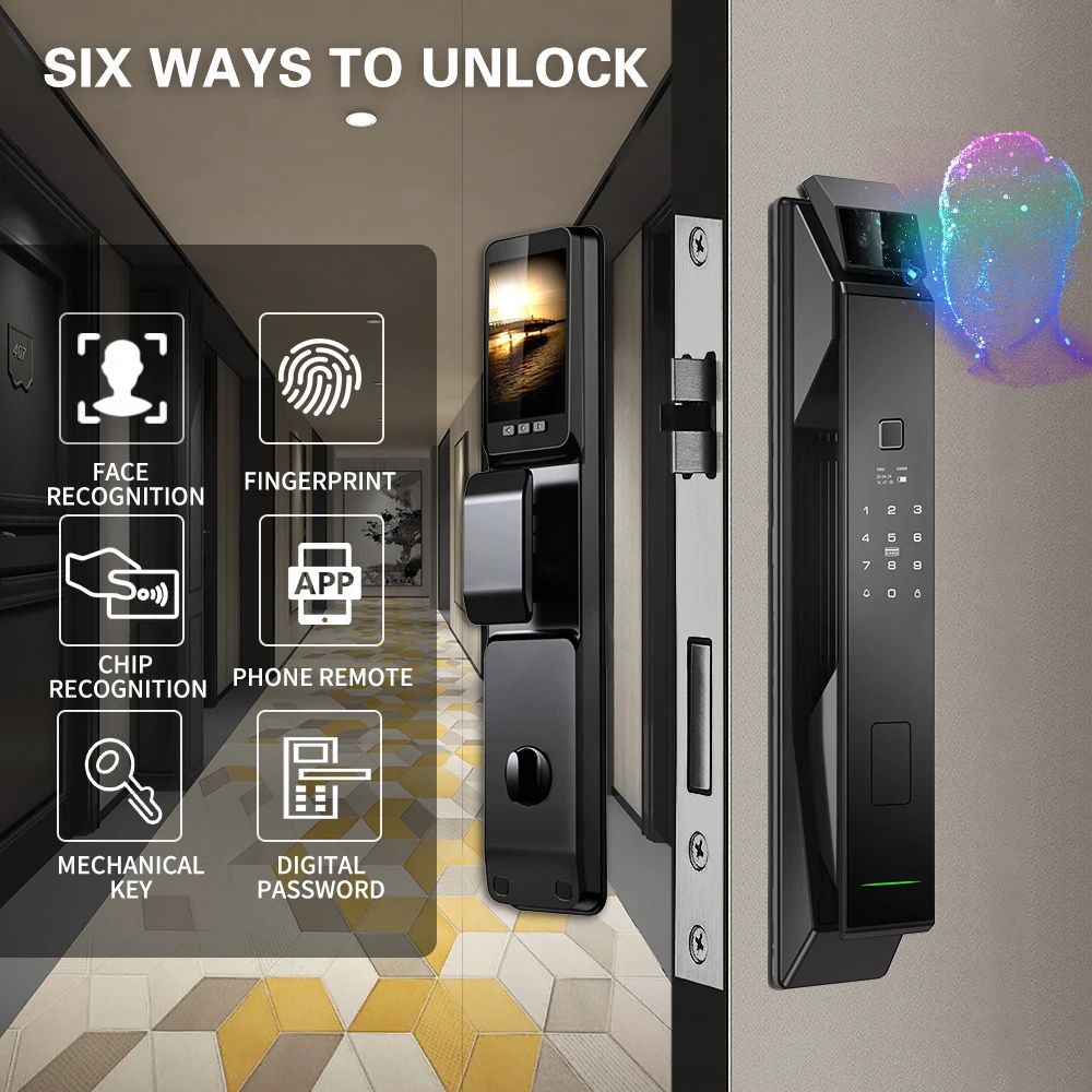 Smart Lock with Camera – Face Scan App Control
