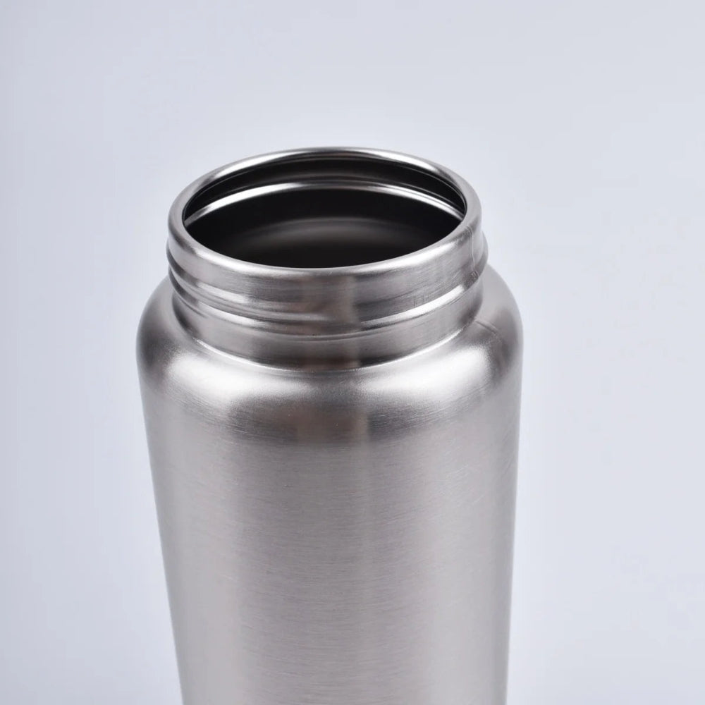 1500ml Stainless Steel Sports Water Bottle Large Capacity with Lid Leno