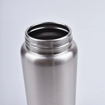 1500ml Stainless Steel Sports Water Bottle Large Capacity with Lid Leno