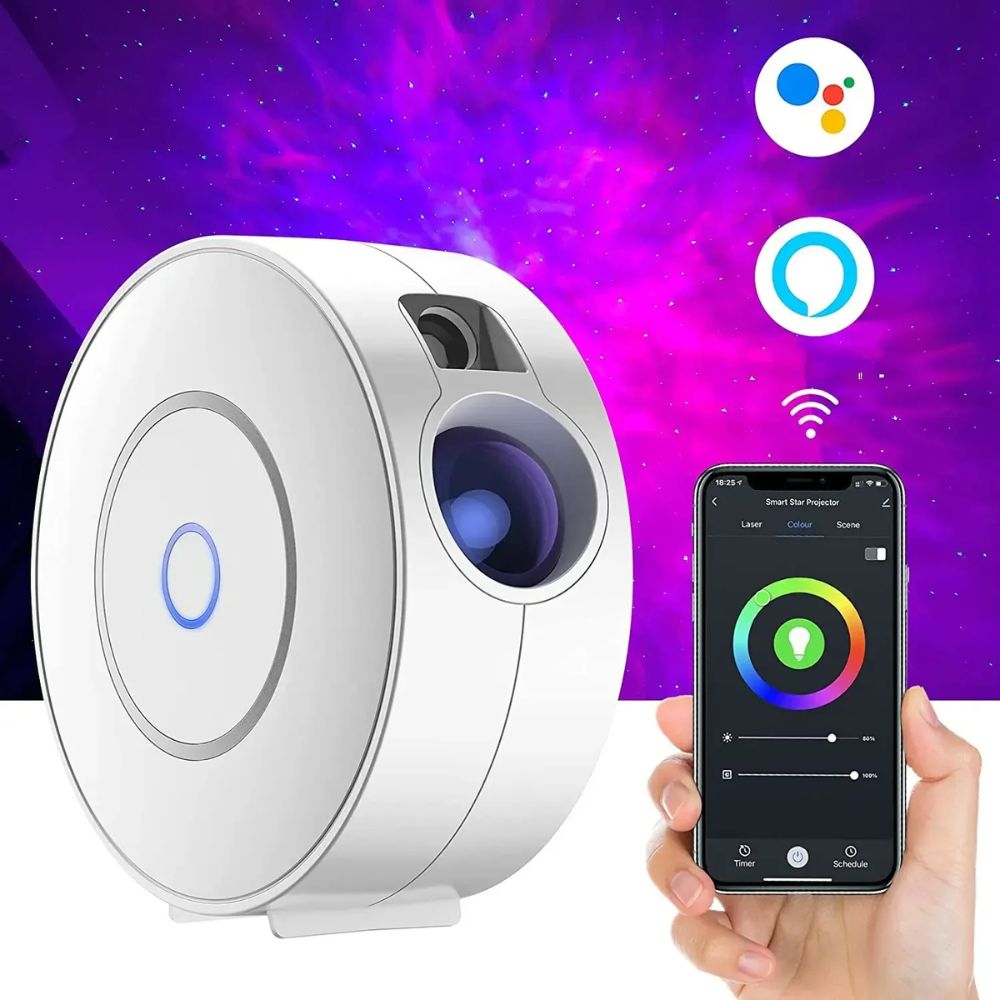 Galaxy Star Projector – Smart App & Voice Control LED Light
