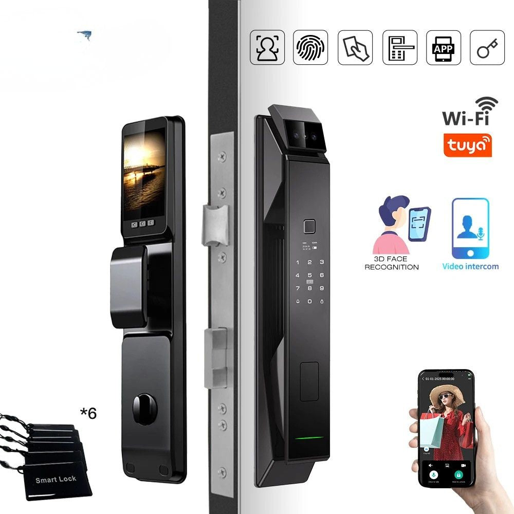 Smart Lock with Camera – Face Scan App Control