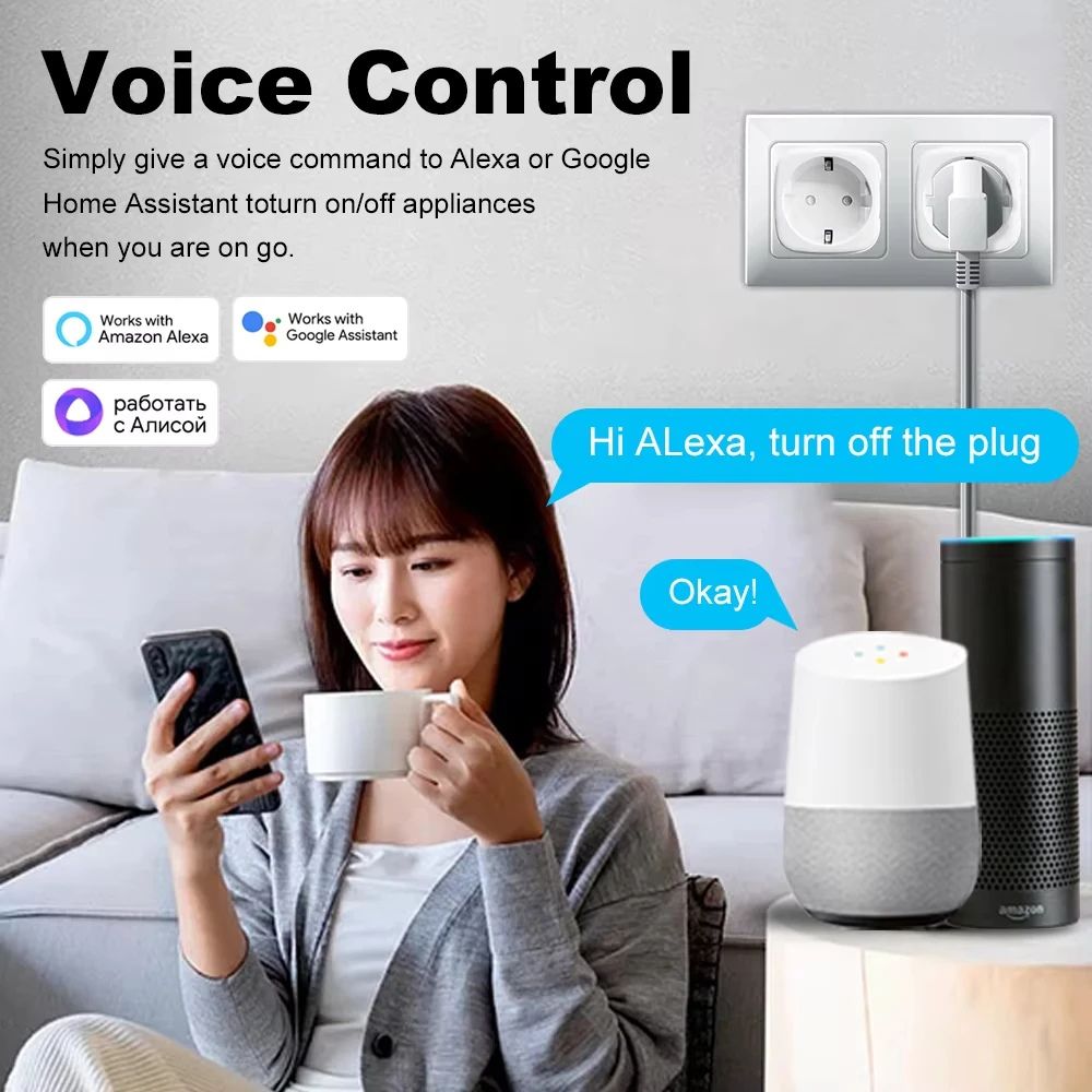 WiFi Smart Plug – Power Monitoring & Voice Control