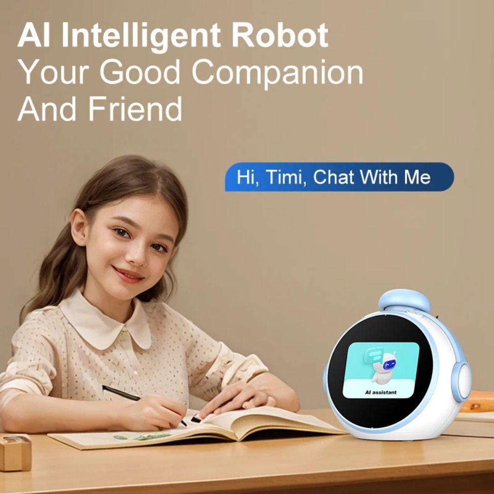 AI Voice Assistant Robot – Interactive Chat Alarm Function