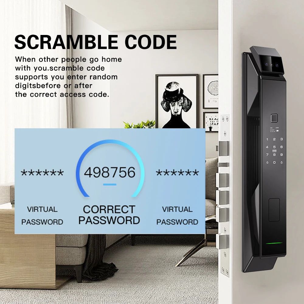 Smart Lock with Camera – Face Scan App Control