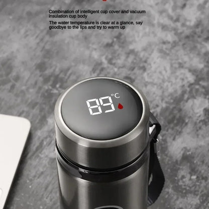 27oz Smart Insulated Water Bottle with LED Temperature Display Inviteck
