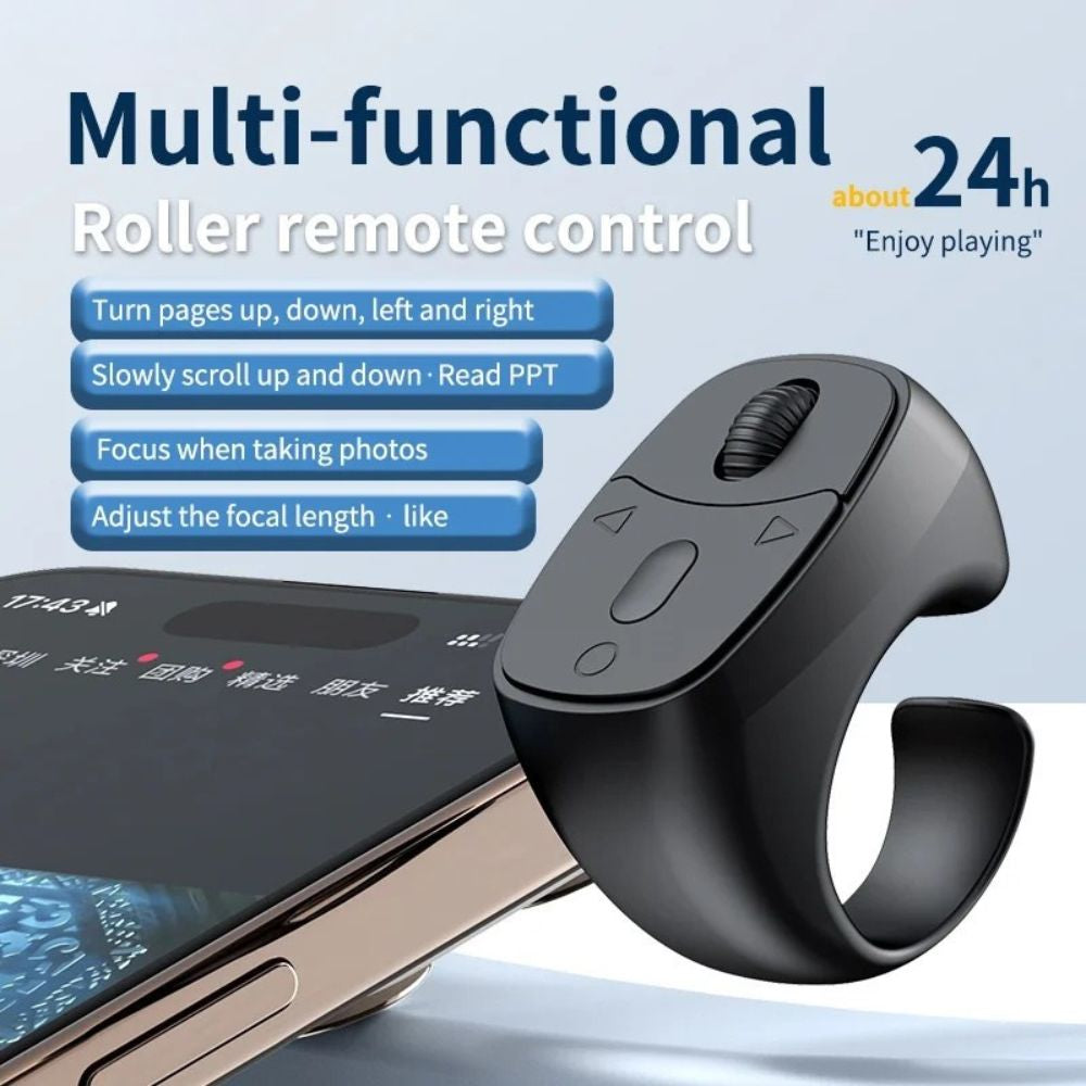 Smart Ring Remote – Wireless Page Turner
