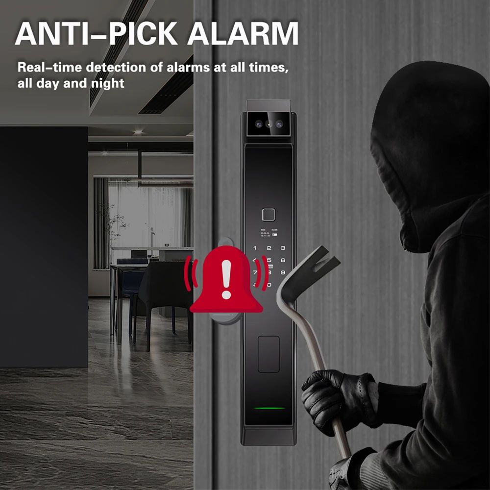 Smart Lock with Camera – Face Scan App Control
