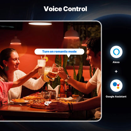 Smart RGB LED Bulb – Dimmable Light with Voice Control