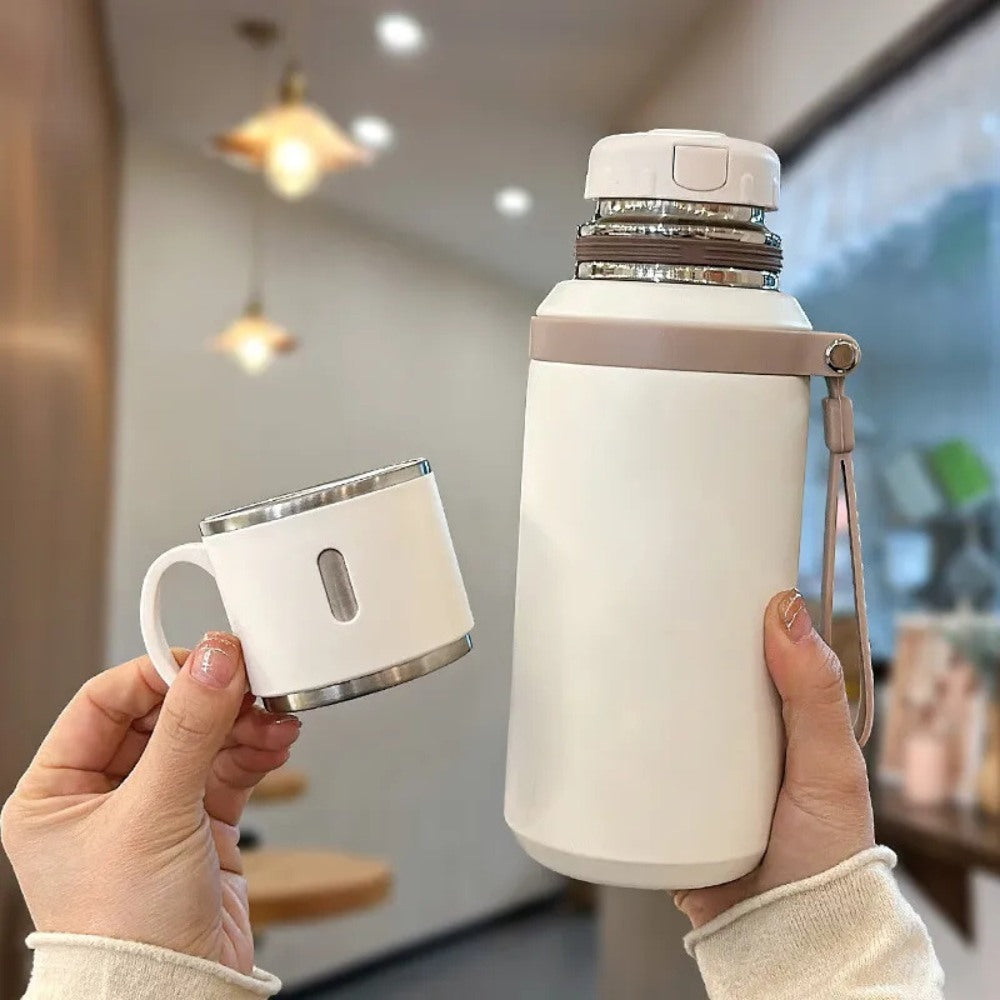 600ml Stainless Steel Vacuum Insulated Travel Mug Inviteck