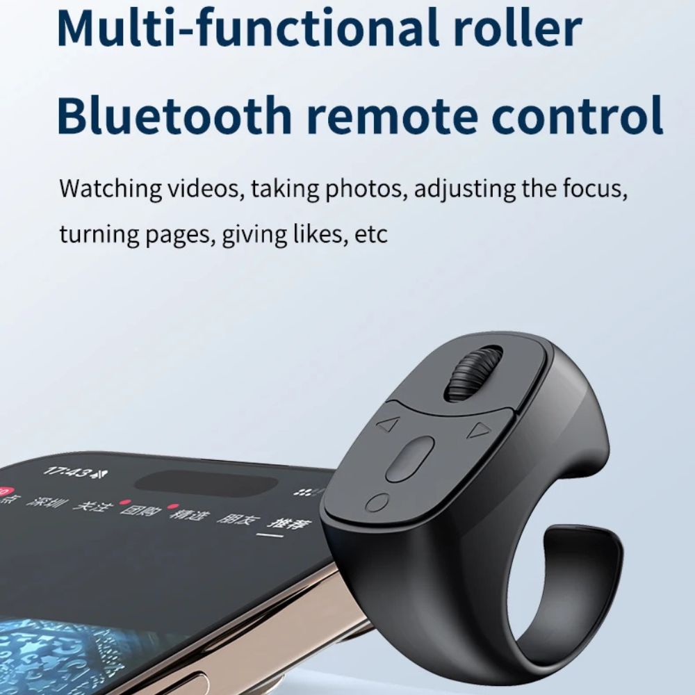 Smart Ring Remote – Wireless Page Turner