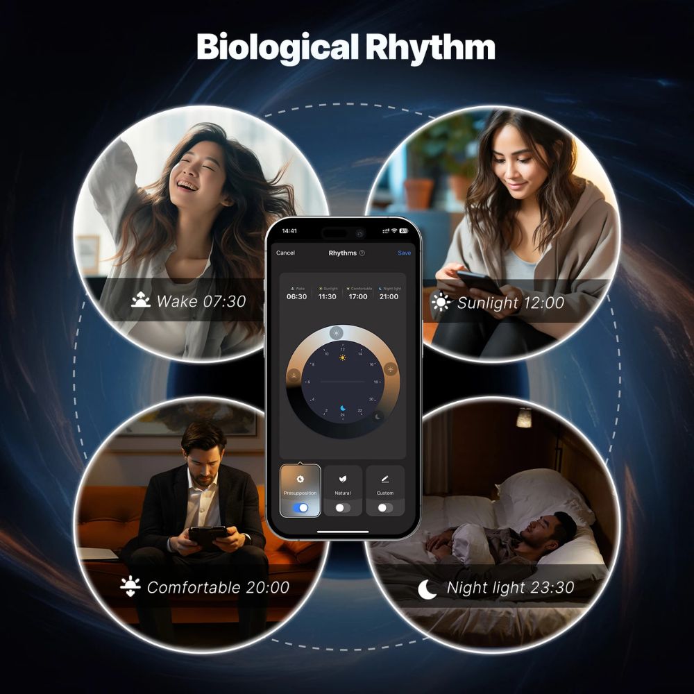 Smart RGB LED Bulb – Dimmable Light with Voice Control