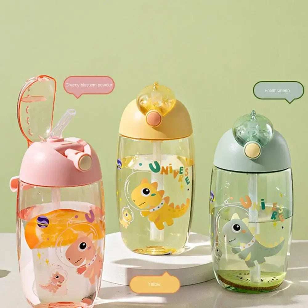 Kids Water Bottle with Straw – Portable School Cup  600ml Inviteck