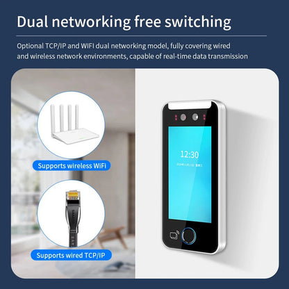 AI Biometric Access Control Machine – Face & Fingerprint