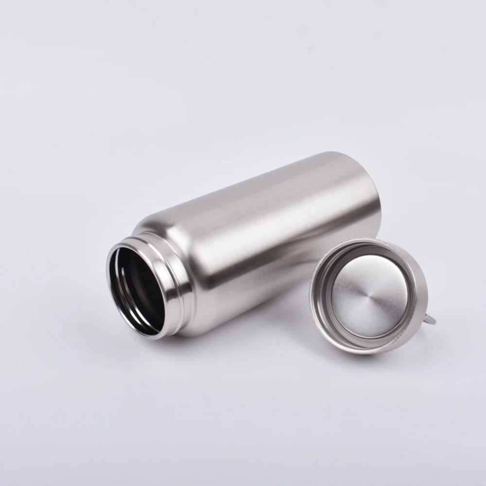 1500ml Stainless Steel Sports Water Bottle Large Capacity with Lid Leno