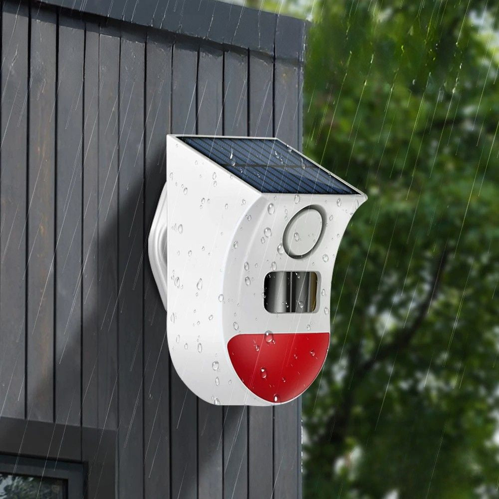 Smart Solar Alarm Siren – Outdoor Security Sensor