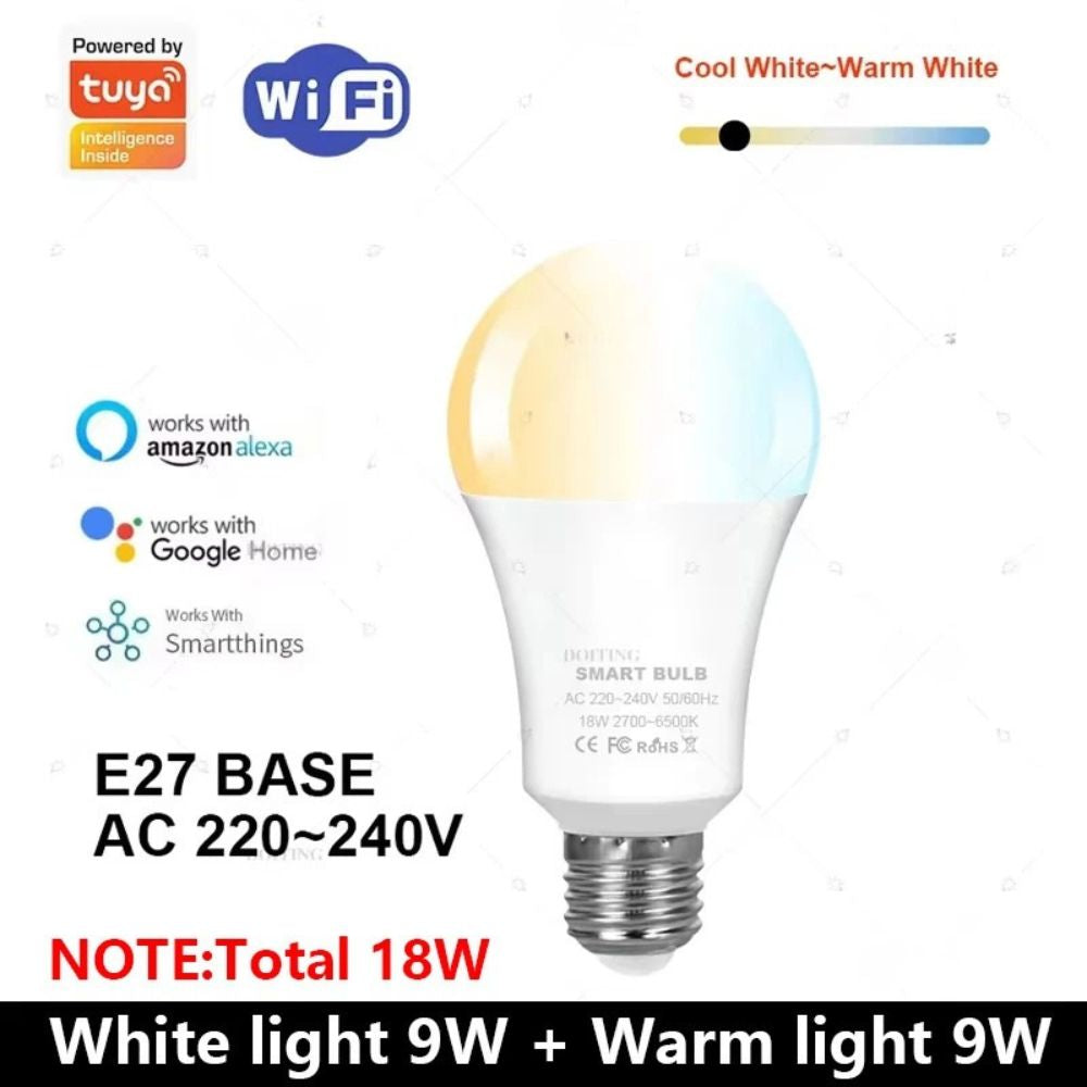 Smart LED Bulb – App & Voice Control Dimmable Light