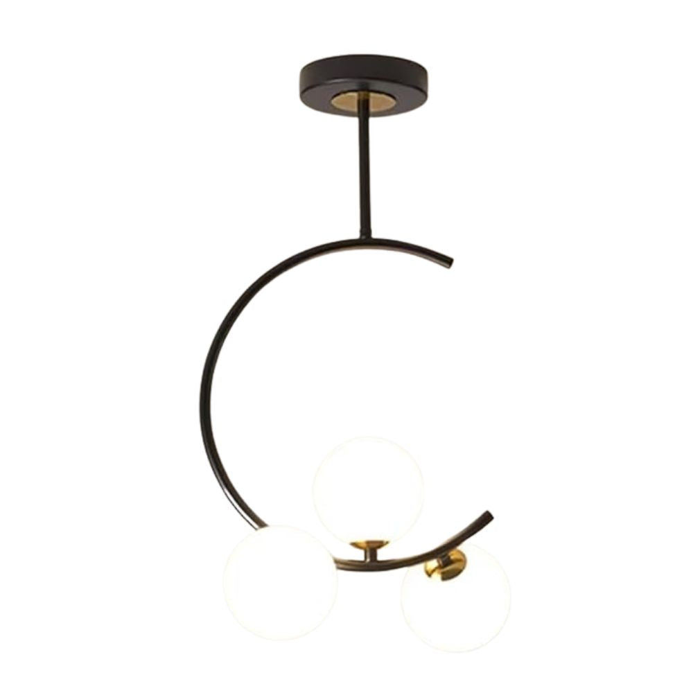 Nordic Glass Ball Pendant Light – Modern Luxury Hanging Lamp