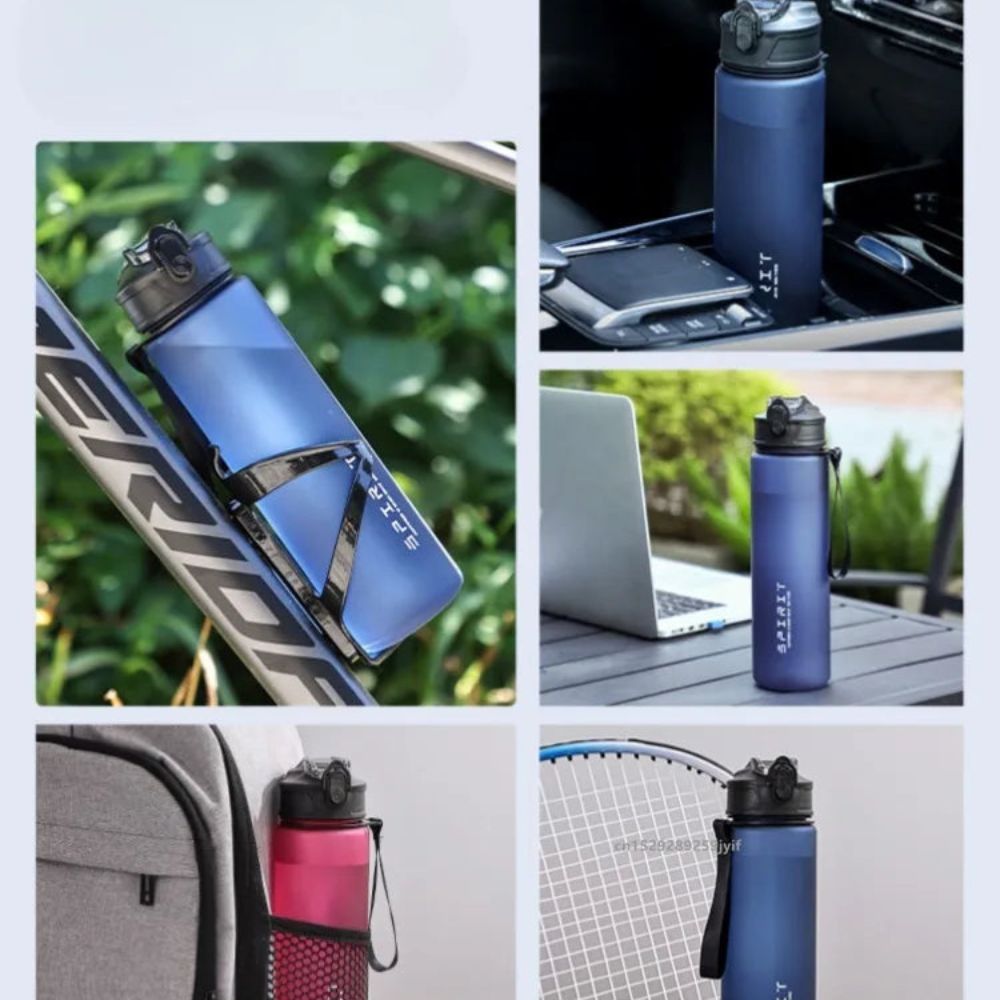 750ml Simbuid Water Bottle with Straw – Leakproof Sports