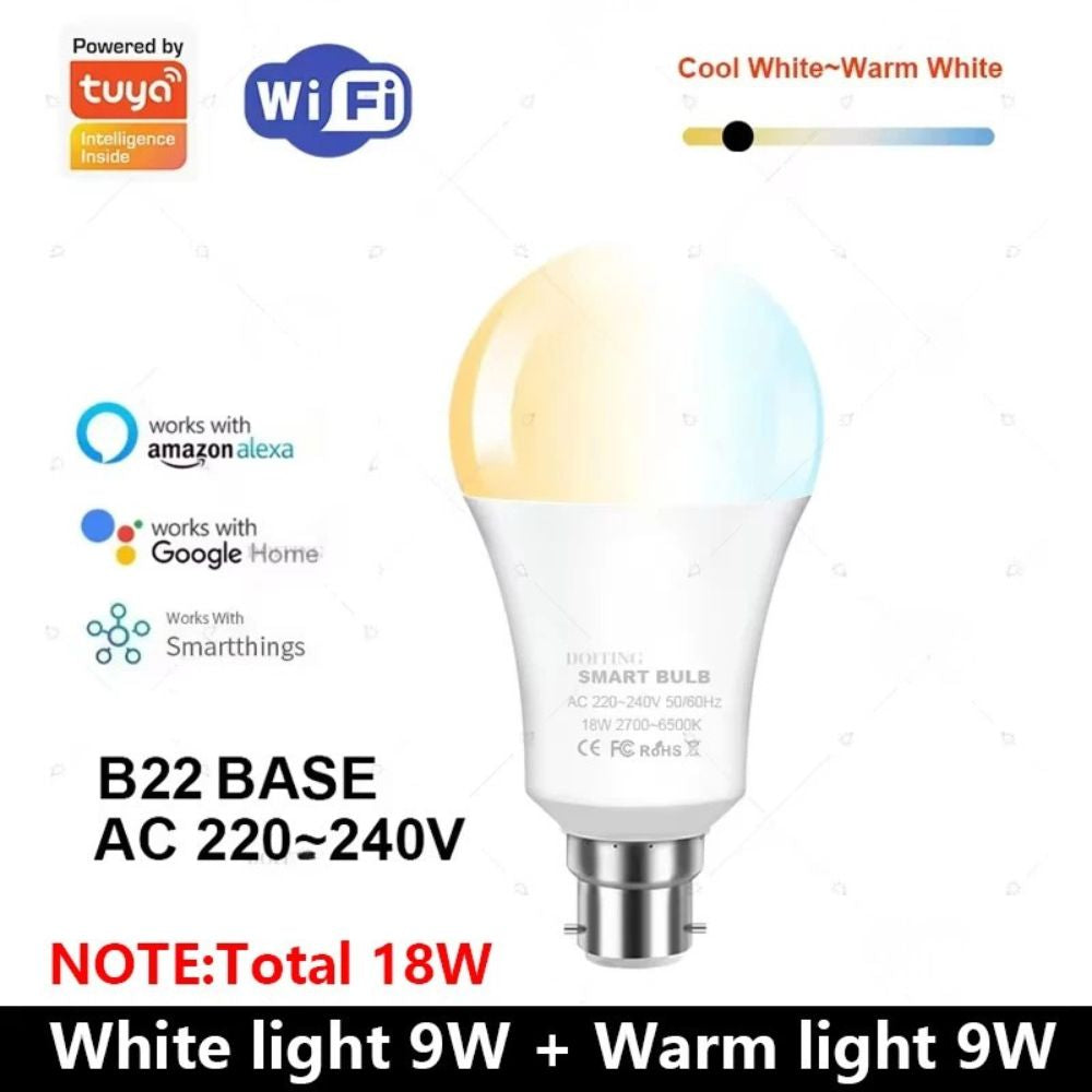 Smart LED Bulb – App & Voice Control Dimmable Light