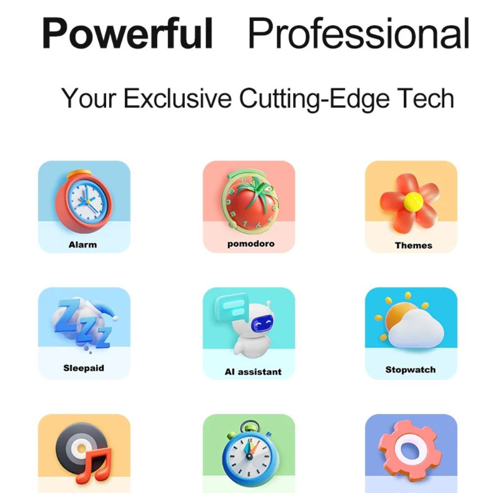 AI Voice Assistant Robot – Interactive Chat Alarm Function