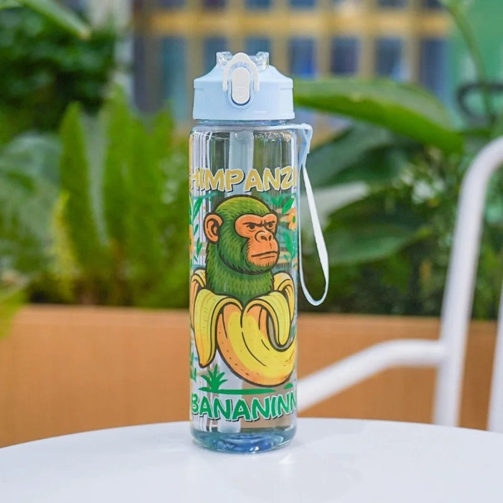 750ml Water Bottle with Straw Leakproof Drinking Bottle inviteck