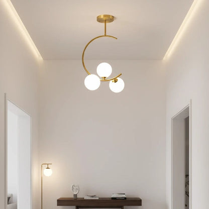 Nordic Glass Ball Pendant Light – Modern Luxury Hanging Lamp