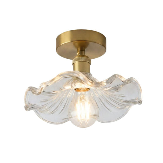 Nordic Ceiling Light with Glass Shade E27