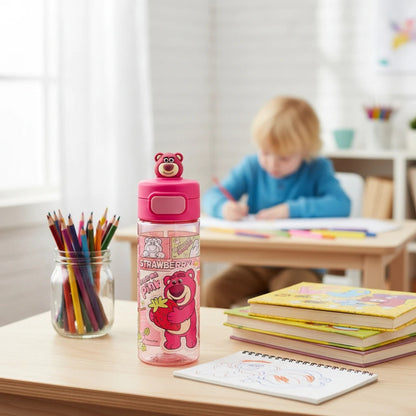 Kids Water Bottle 530ml Leakproof Sports Drinking Bottle Inviteck