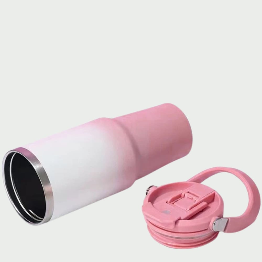890ml Stainless Steel Insulated Tumbler with Straw Inviteck