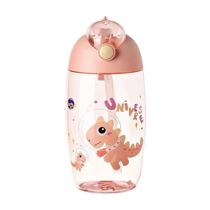 Kids Water Bottle with Straw – Portable School Cup  600ml Inviteck