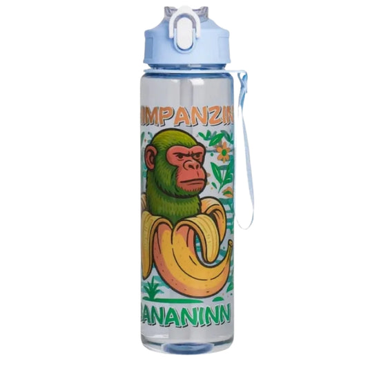 750ml Water Bottle with Straw Leakproof Drinking Bottle inviteck