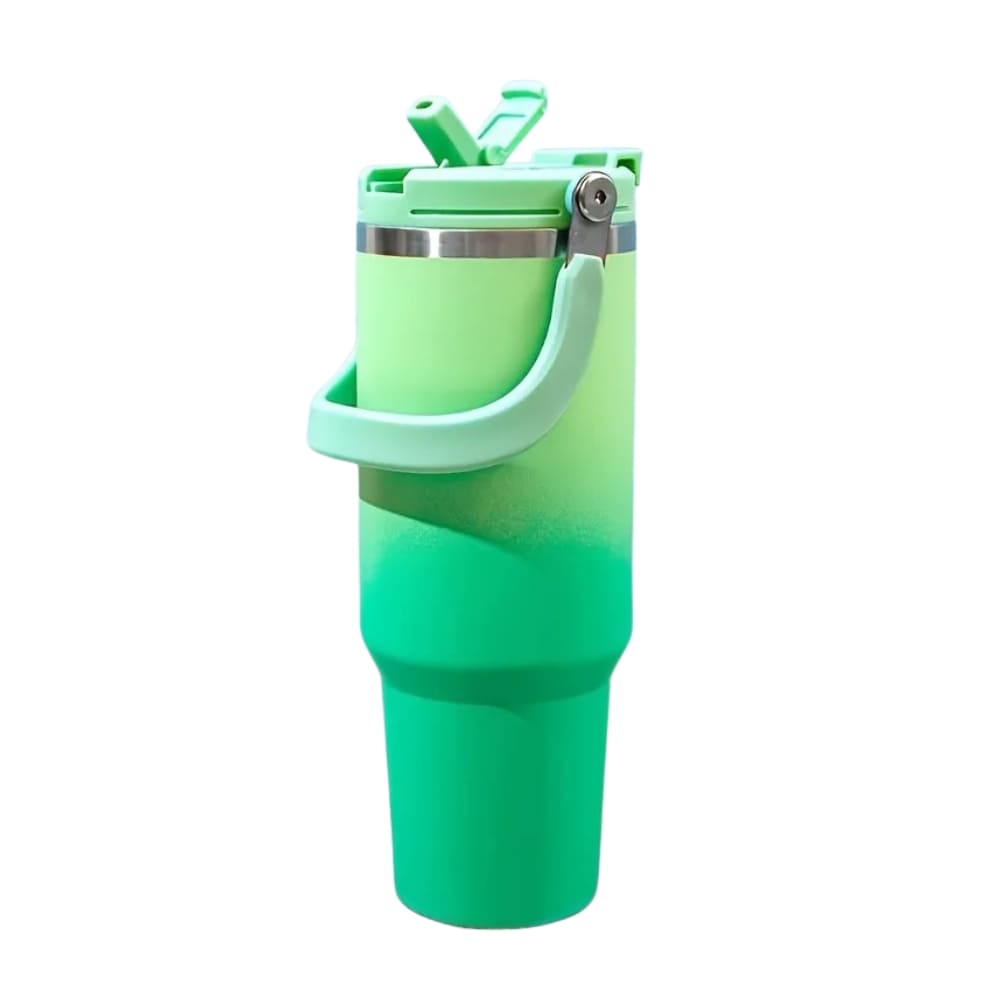890ml Stainless Steel Insulated Tumbler with Straw Inviteck