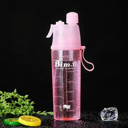 BimD 2-in-1 Spray Water Bottle – Portable Cooling Mug for Sports