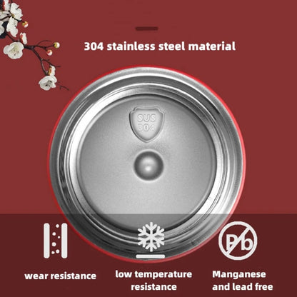 16.9oz Temperature Display Vacuum Flask Stainless Steel Inviteck