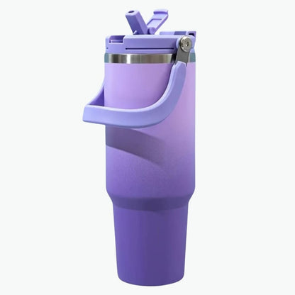 Insulated Tumbler with Straw 30 oz – Stainless Steel Leak-Proof Inviteck