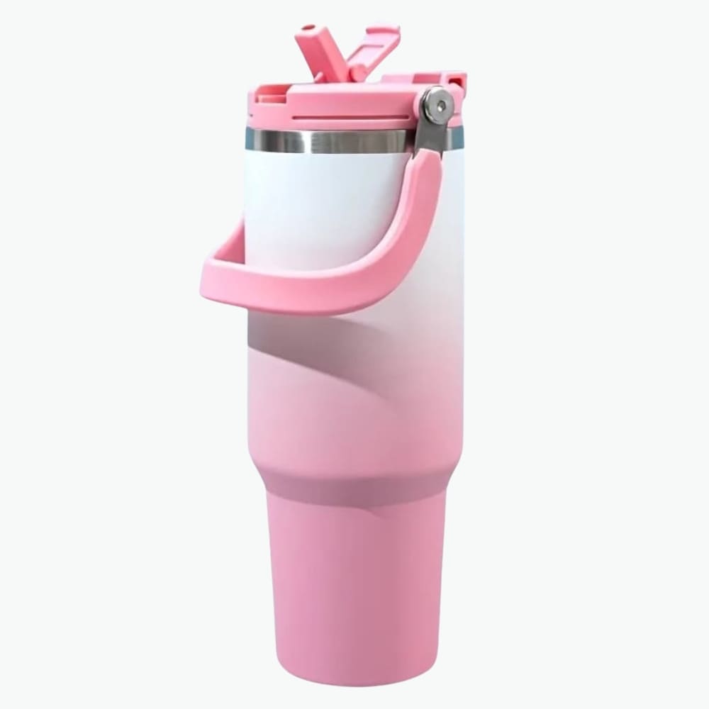 Insulated Tumbler with Straw 30 oz – Stainless Steel Leak-Proof Inviteck