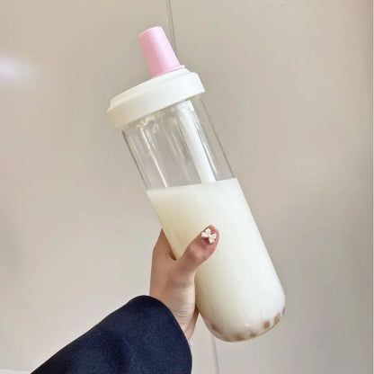 29oz Cute Pearl Bubble Tea Water Bottle Inviteck