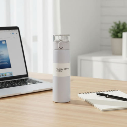 8.5oz Mini Stainless Steel Thermos Cup with Straw Inviteck