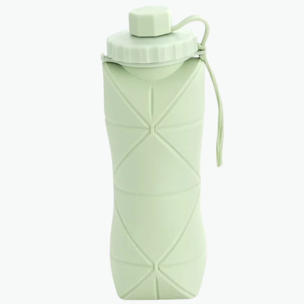 16.9oz Silicone Foldable Water Bottle – Portable Collapsible Cup Inviteck
