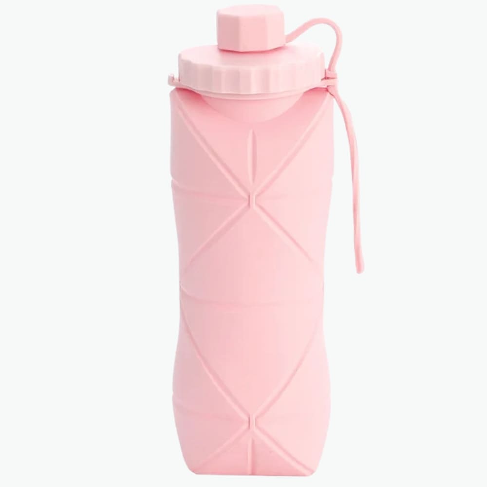 16.9oz Silicone Foldable Water Bottle – Portable Collapsible Cup Inviteck