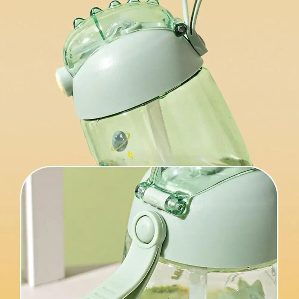 Kids Water Bottle with Straw – Portable School Cup  600ml Inviteck