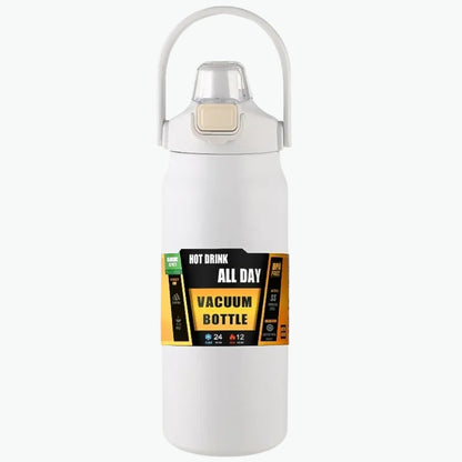 33.8oz Insulated Stainless Steel Water Bottle with Straw & Handle Inviteck