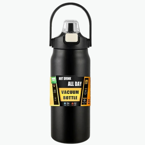 33.8oz Insulated Stainless Steel Water Bottle with Straw & Handle Inviteck