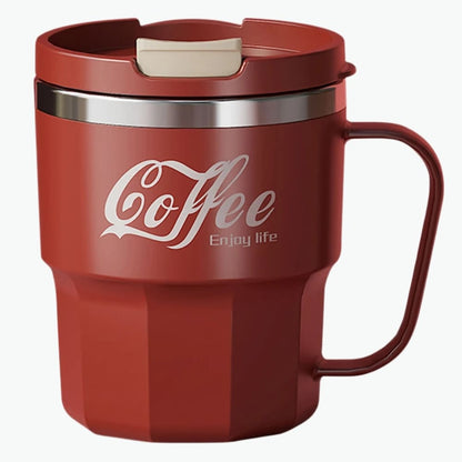 13.5oz Stainless Steel Insulated Coffee Mug with Handle Inviteck