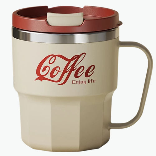 13.5oz Stainless Steel Insulated Coffee Mug with Handle Inviteck