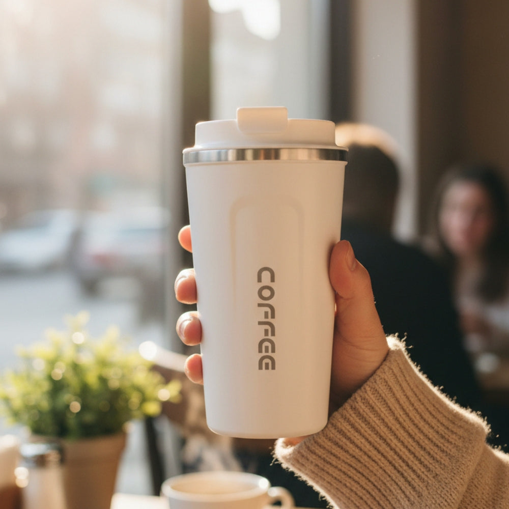17.2oz Stainless Steel Travel Mug – Insulated Coffee Cup Inviteck